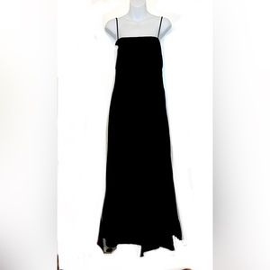 NWT Black Alfred Angelo Full Length Dress 9/10